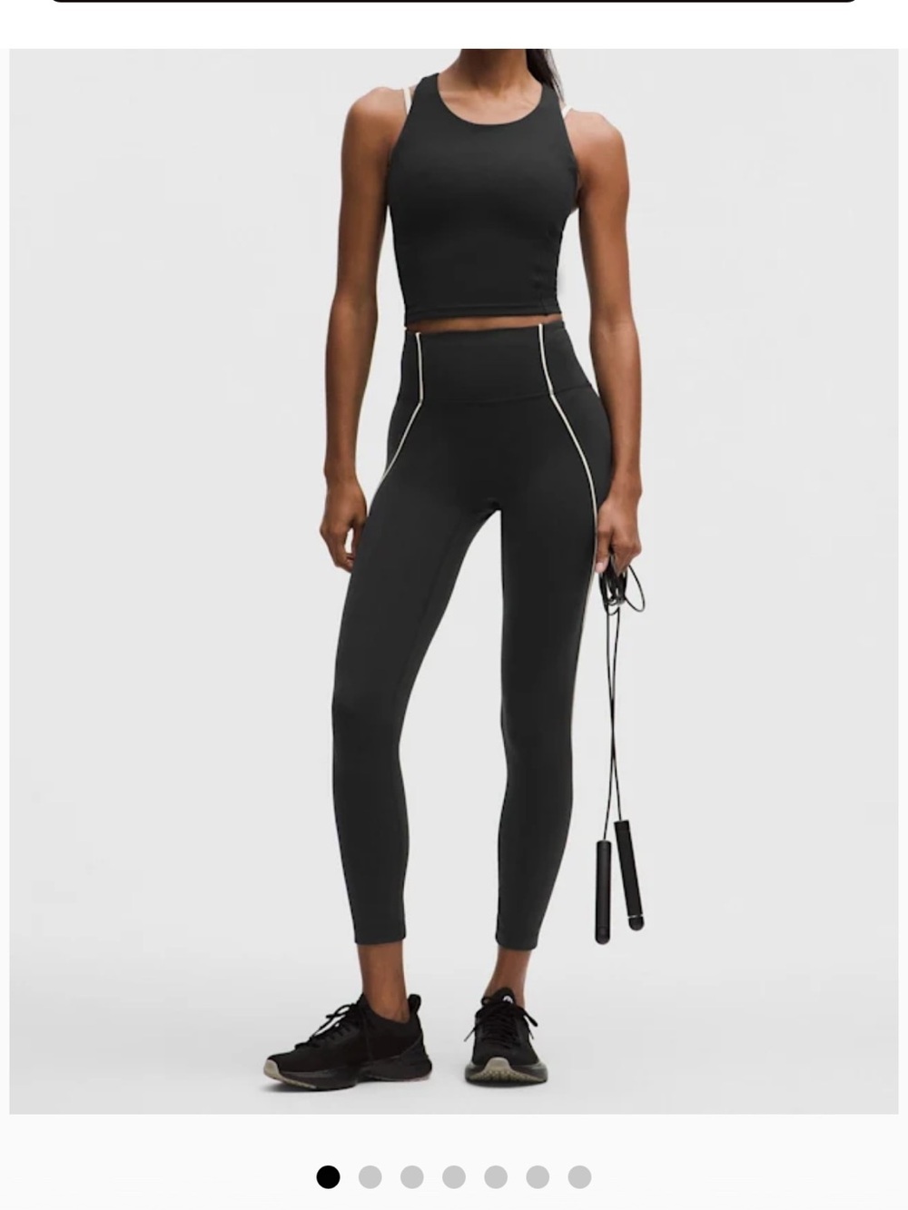 NWT lululemon Wunder Train No-Line Piped High-Rise Tight 25" size 4